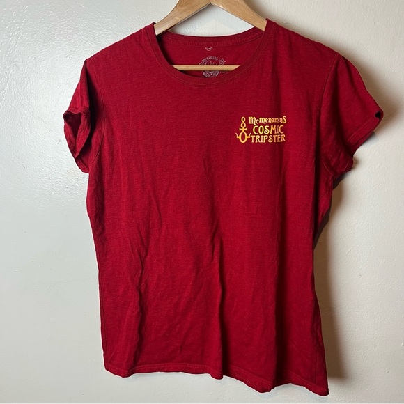 McMenamins Pub T Shirt Womens 2XL Red Cosmic Tripster Portland Oregon Graphic - Picture 2 of 5